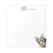 Aangepast huisdier gepersonaliseerd notitieblok (Voorkant)