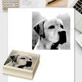 Aangepast huisdier of een andere gepersonaliseerde rubberstempel