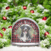 Aangepast Huisdier Portret Kerstmis Foto Gift Sneeuwbol (Kerstmis)