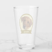 Aangepast huisdierontwerp glas (Achterkant)