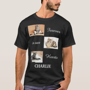 Aangepast huisnummer 3 Fotocollage keepslag Memori T-shirt