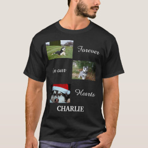 Aangepast huisnummer 3 Fotocollage keepslag Memori T-shirt