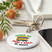 Aangepast Humor schoolbusstuurprogramma Dit is hoe Sleutelhanger (Zijkant)