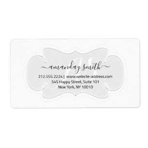 Aangepast huwelijk RSVP Bridal Sweet 16th White. V Etiket