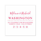 Aangepast huwelijksbruidebruidebruinbruidebruidebr zelfinktende stempel (Design)