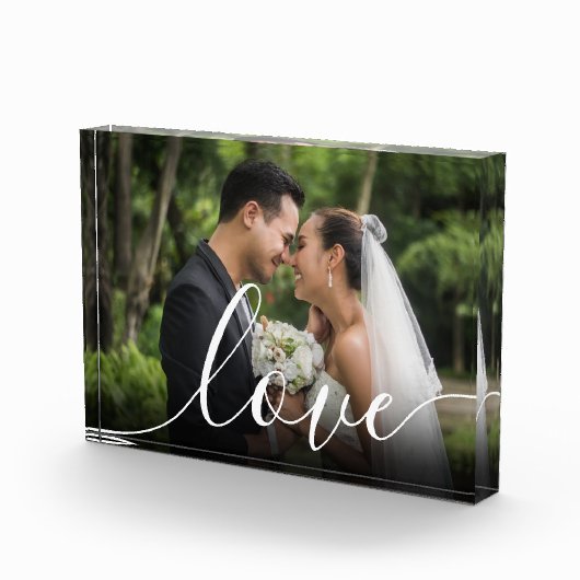 Aangepast Huwelijksfotografiescript Liefde Fotoblokken (Rechts)
