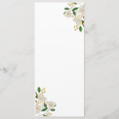 Aangepast huwelijksmenu – voorgerecht, entrees & d menu (Achterkant)