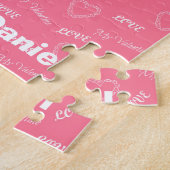 Aangepast huwelijksvoorstel wil je met me trouwen legpuzzel (Zijkant)