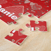 Aangepast huwelijksvoorstel wil je met me trouwen legpuzzel (Zijkant)