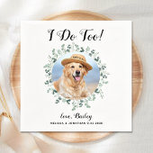 Aangepast I doe te veel Eucalyptus Pet Photo Dog W Servet