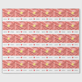 Aangepast-I-hartvlag van Vietnam Cadeaupapier (Vlak)