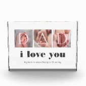 Aangepast I hou van je vader fotoblok (Voorkant)