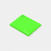 Aangepast I hou van jou | Vibrant Green Post-it® Notes (Schuin)
