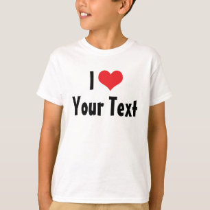 Aangepast I Love T-Shirt