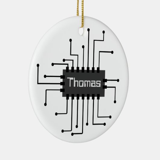 Aangepast IC-chipAfbeelding computer Keramisch Ornament (Rechts)