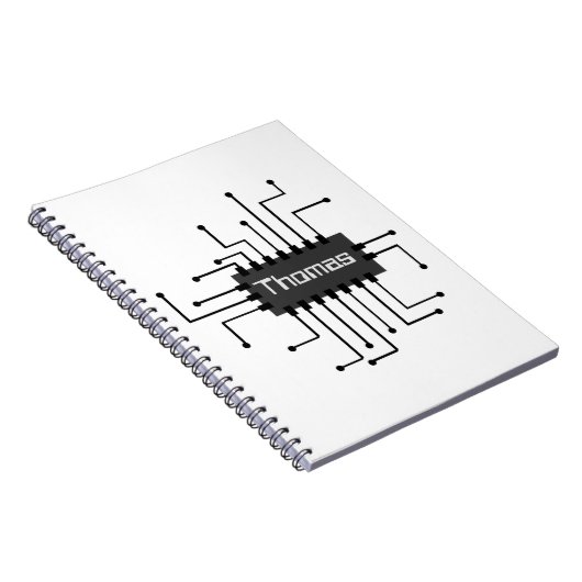 Aangepast IC-chipAfbeelding computer Notitieboek (Rechterzijde)