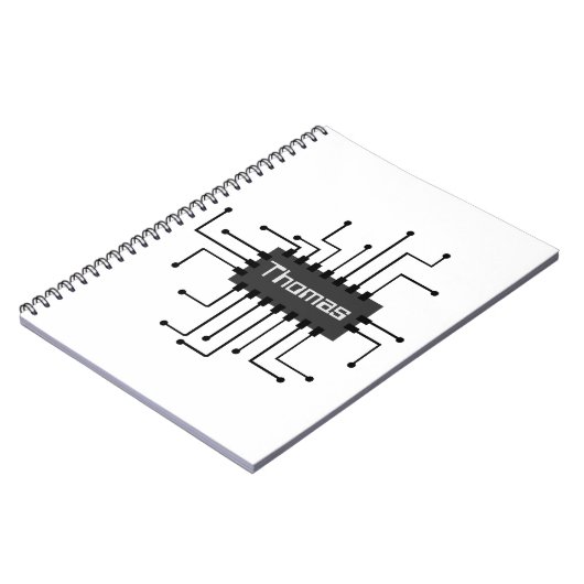 Aangepast IC-chipAfbeelding computer Notitieboek (Linkerzijde)