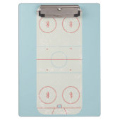 Aangepast Ice Hockey Coach-klembord Klembord (Voorkant)