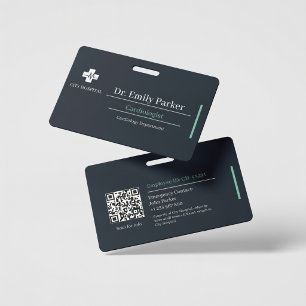 Aangepast ID-badge voor cardiologen   Doktersfoto Badge