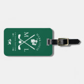 Aangepast ID-Label voor Golfers Bagagelabel (Voorkant horizontaal)