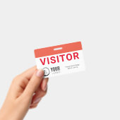 Aangepast identiteitsbewijs bezoeker badge (Handheld)