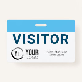 Aangepast identiteitsbewijs bezoeker badge