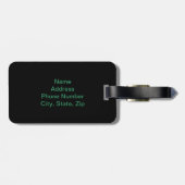 Aangepast Iers Bagagelabel voor zinking (Achterkant horizontaal)