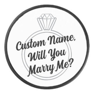 Aangepast ijshockeypuck-voorstel verlovingsprop hockey puck