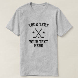 Aangepast ijshockeyteam voor shirt voor spelers en