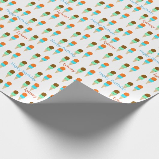 Aangepast IJsklok bevat verpakt papier (Hoek)