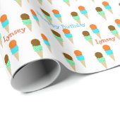 Aangepast IJsklok bevat verpakt papier (Rol Hoek)