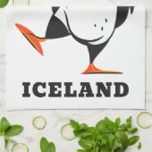 Aangepast IJsland monogram Theedoek (Gevouwen)