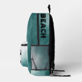 Aangepast Ik hou van Miami California Beach Blue O Bedrukte Rugzak (Rechts)