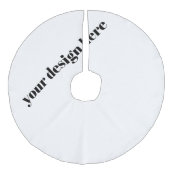 Aangepast Imitatie Linnen Kerstboom Kleed (Voorkant)