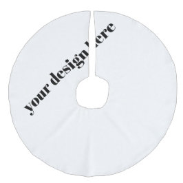 Aangepast Imitatie Linnen Kerstboom Kleed