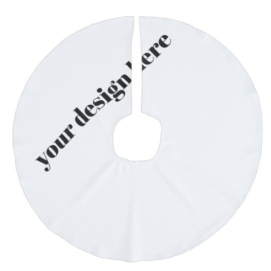 Aangepast Imitatie Linnen Kerstboom Kleed (Voorkant)