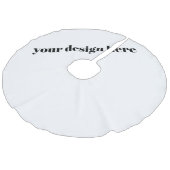 Aangepast Imitatie Linnen Kerstboom Kleed (Gekanteld)