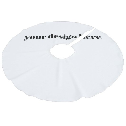 Aangepast Imitatie Linnen Kerstboom Kleed (Gekanteld)