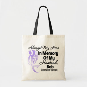 Aangepast in geheugen algemeen kankerbewustzijn tote bag