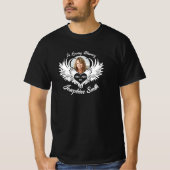 Aangepast in Loving Memory Angel Wings Photo Shirt (Voorkant)