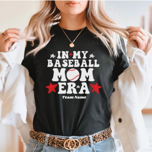 Aangepast In Mijn Honkbal Moeder Tijdperk Moederda T-shirt