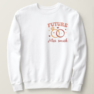 Aangepast in mijn Verloofde Tijdperk Retro Groovy Trui