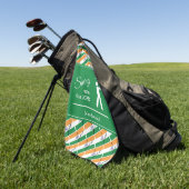 Aangepast INDIA Golfhanddoek (Groen)