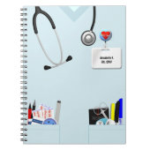 Aangepast indicatielampje voor verpleegkundige notitieboek (Voorkant)