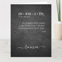 Aangepast INFINITY Liefde voor jou meer Woordenboe