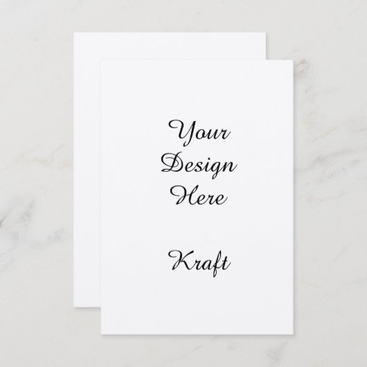 Aangepast Informatiekaartje (Voorkant / Achterkant)