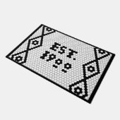 Aangepast ingesteld 1900 hex-bestand deurmat (Schuin)