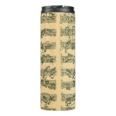 Aangepast Initiaal Bach muziek Manuscript Thermosbeker (Achterkant)