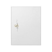 Aangepast Initiaal- en naamakerblok Notitieblok (Linkerzijde)