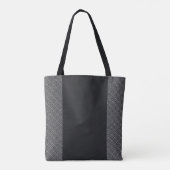 Aangepast Initiaal Monogram Grieks Key Laurel Kran Tote Bag (Achterkant)